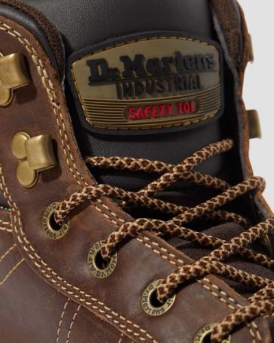 Botas De Seguridad Dr Martens Stretton Steel Toe Para Hombre DR7114B